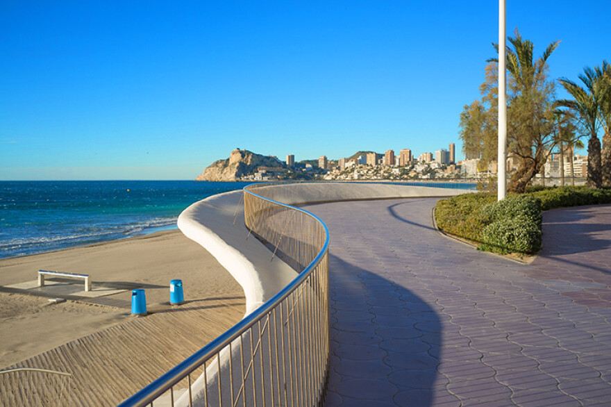 Strandpromenade in Benidorm