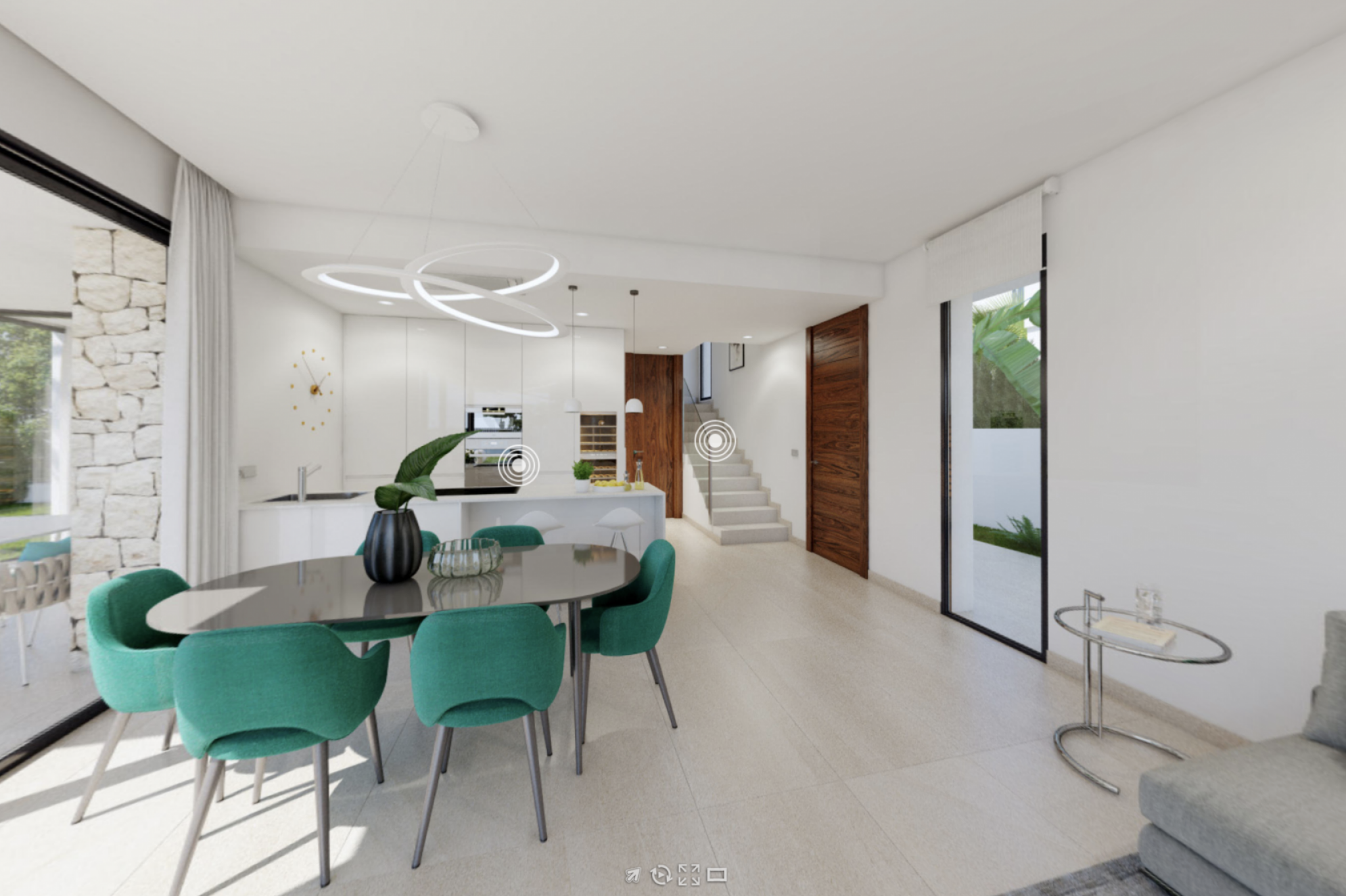 360º virtueller Rundgang durch eine der Villen der Residencial SEAVIEW 4 in Sierra Cortina